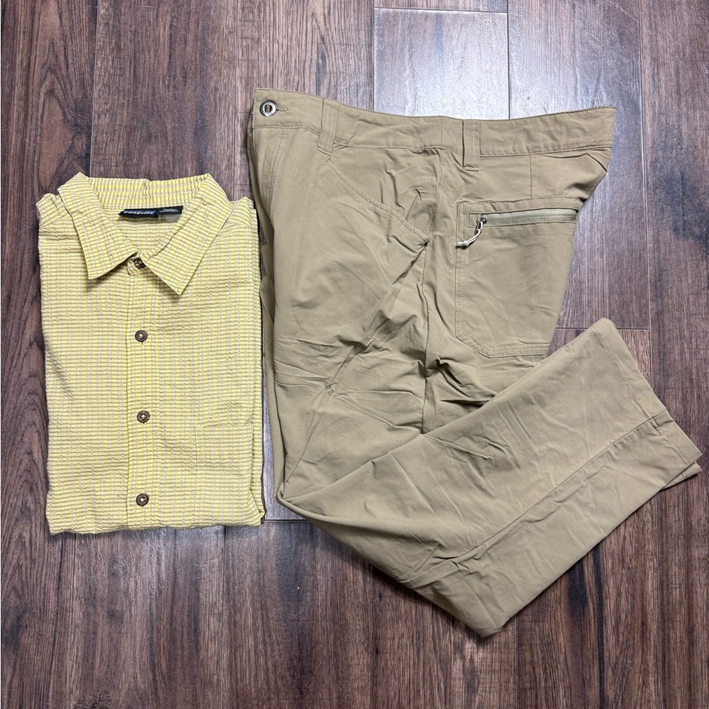 2/$60 Bundle Patagonia Polo and Pants